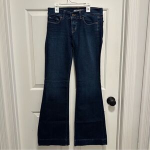 J BRAND Love Story Flare Jeans Size 28 Low Rise Bell Bottom Leg Style DKV 72201